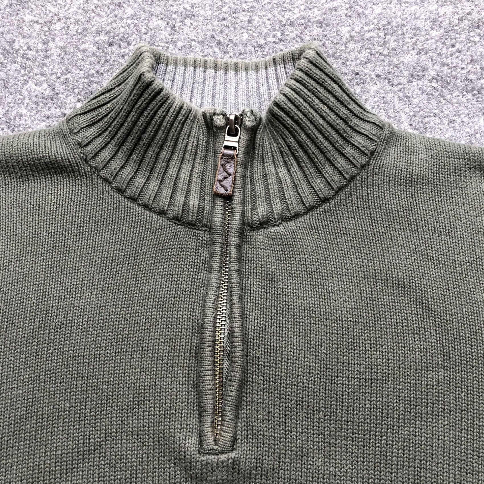 Eddie Bauer Eddie Bauer Sweater Mens 2XL Green 1/4 Zip Mock Neck Knit Pullover Long Sleeve Size US XXL / EU 58 / 5 - 5 Thumbnail