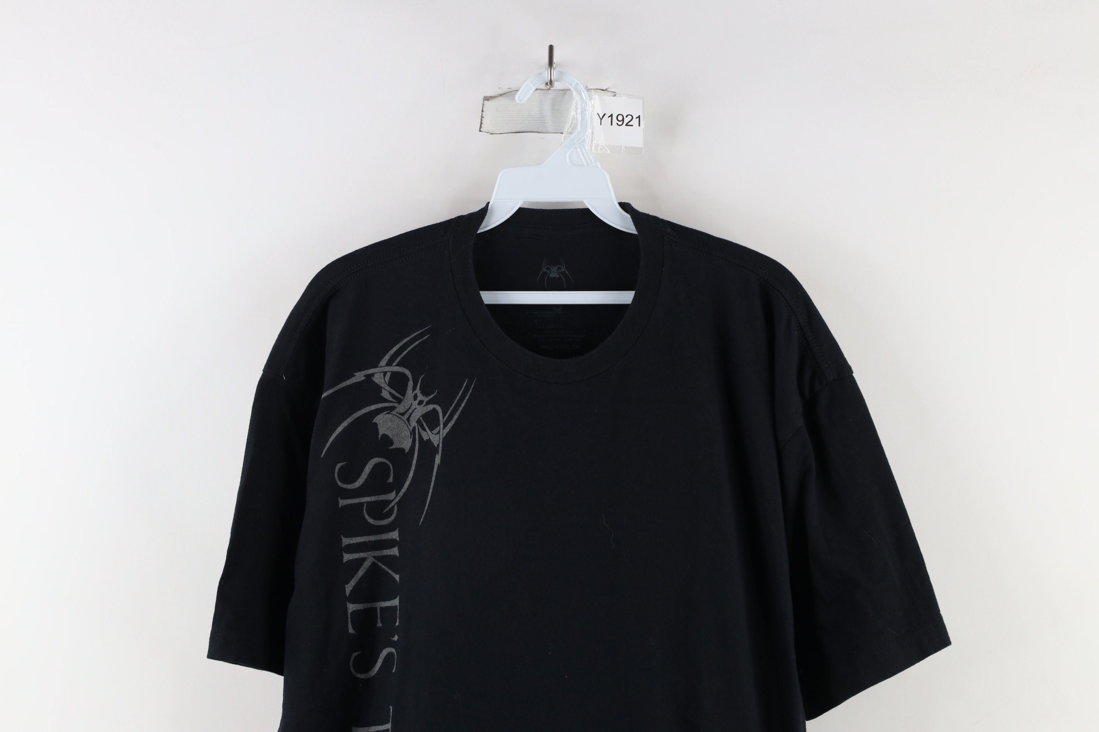 Vintage Spikes Tactical Out Spider Logo Short Sleeve T-Shirt Black Size US XL / EU 56 / 4 - 2 Thumbnail