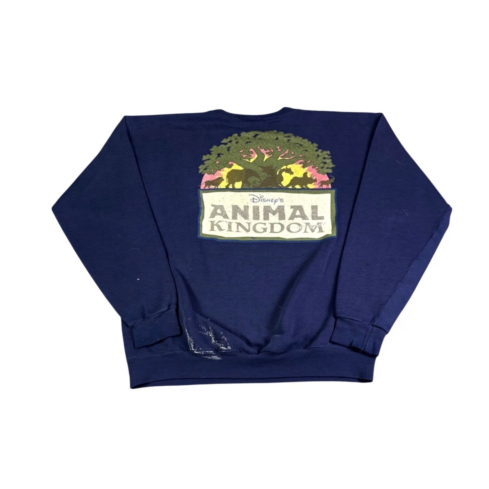 Disney VINTAGE Disney Animal Kingdom Sweatshirt Navy Blue Tree of Life Graphic XL Size US XL / EU 56 / 4 - 2 Thumbnail