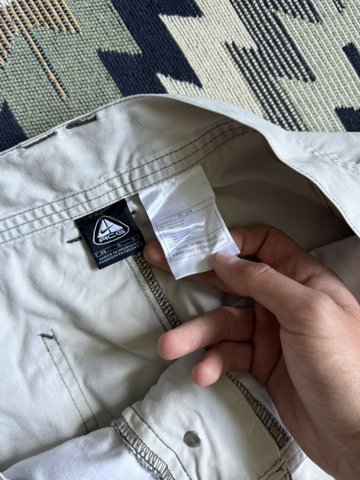 Nike ACG Vintage 90’s Nike ACG Cargo Pocket Shorts Size US 36 / EU 52 - 14 Thumbnail