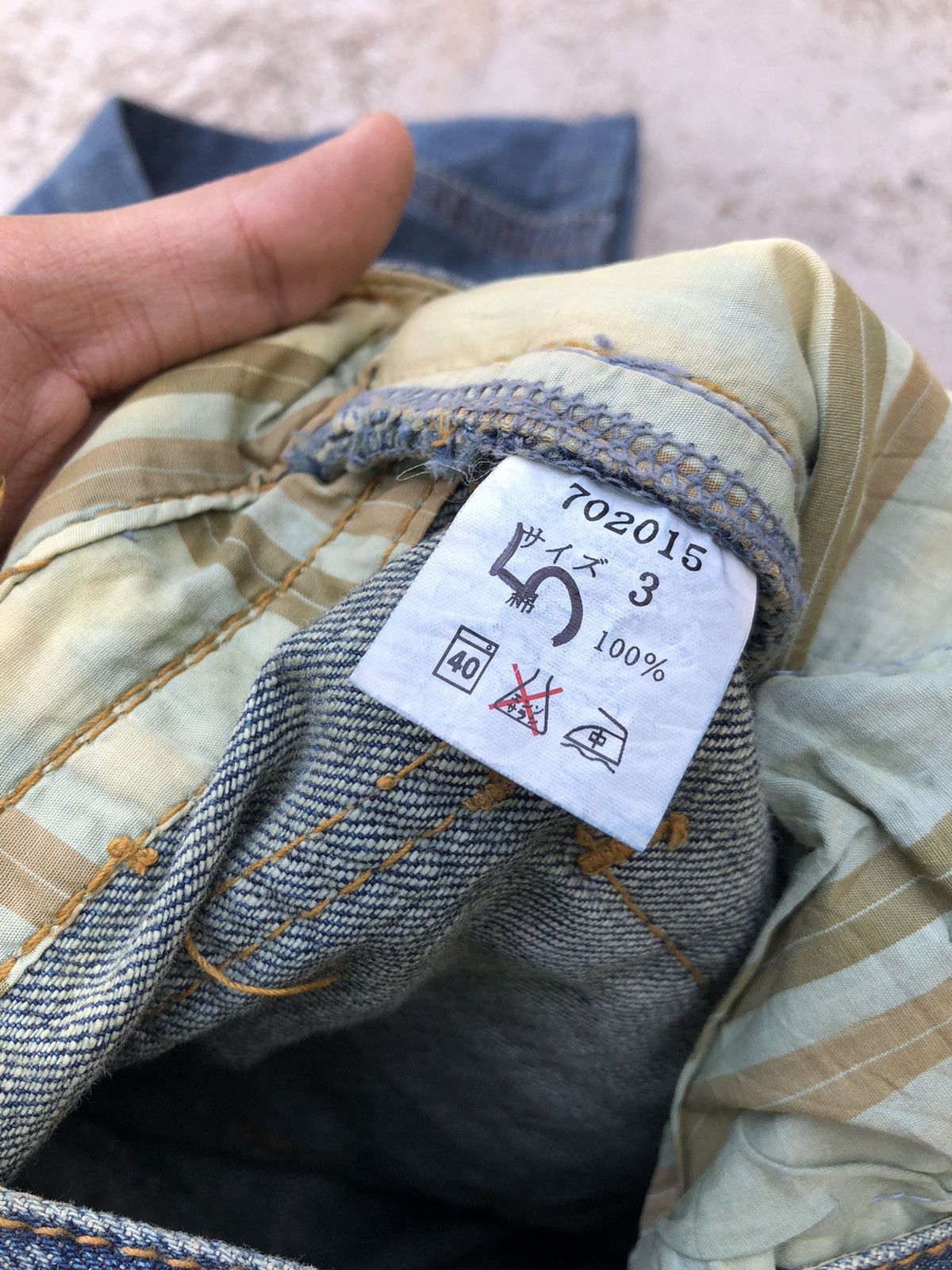 Japanese Brand FLARED VI'CAA WASHED BLUE DENIM Size 27" / US 4 / IT 40 - 3 Thumbnail