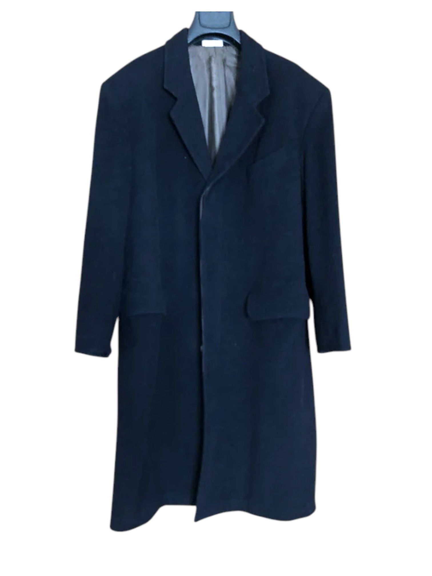 Boneville Boneville Navy Wool Overcoat c.1990s Size US L / EU 52-54 / 3 - 1 Thumbnail