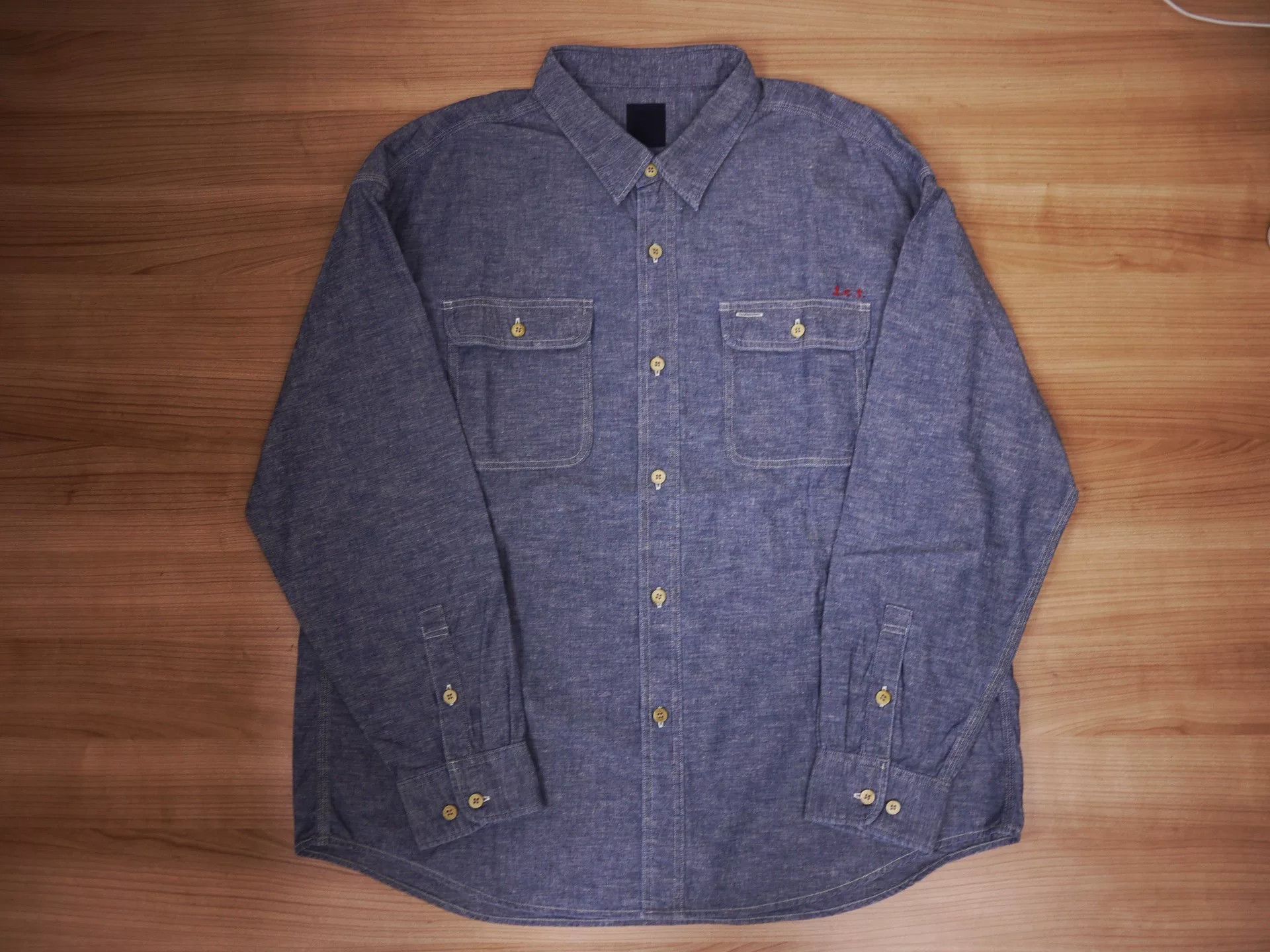 Visvim VISVIM ICT Langer Shirt Chambray Size US XL / EU 56 / 4 - 1 Thumbnail