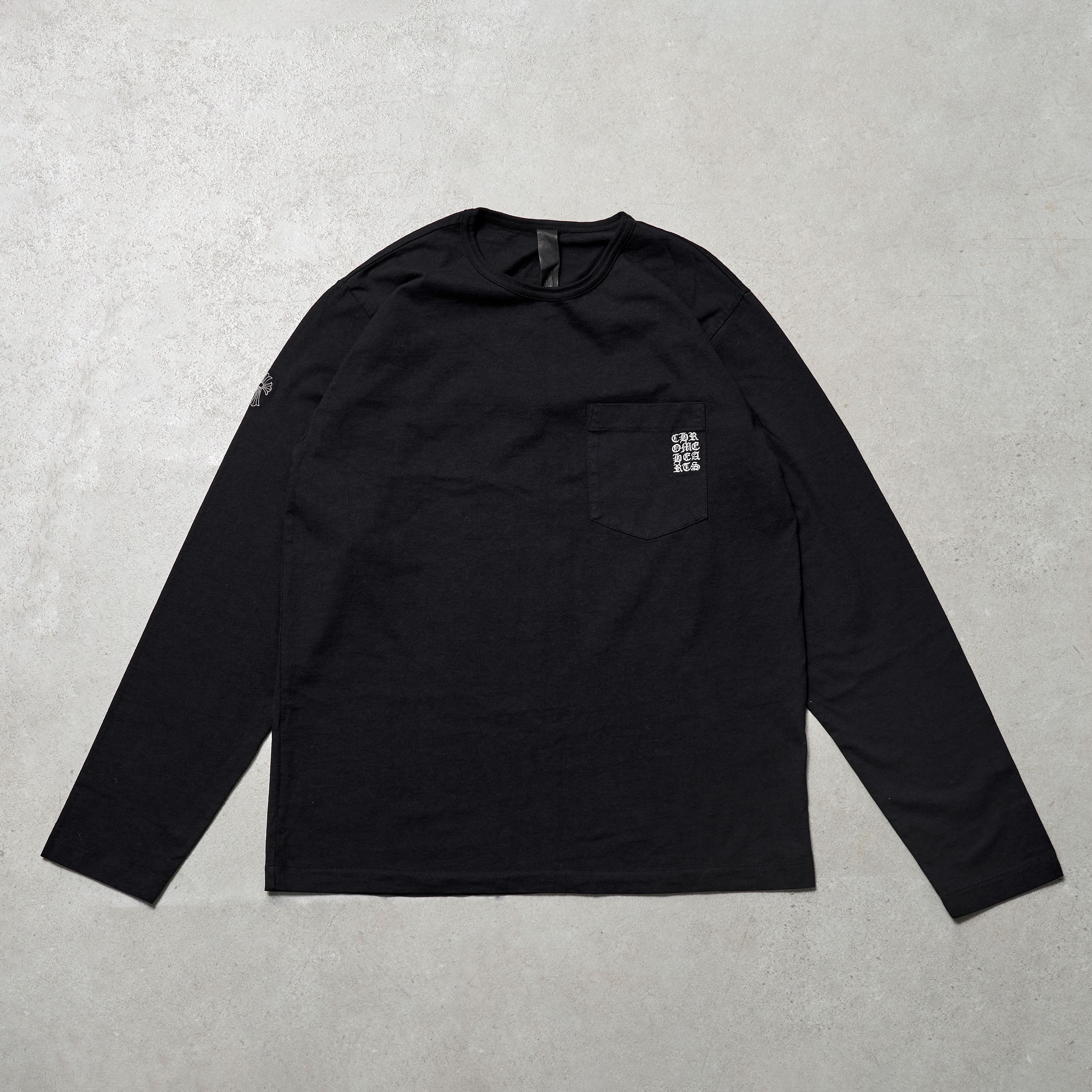 Chrome Hearts CHROME HEARTS Premium Embroidered Eyechart Long Sleeve BLACK Size US L / EU 52-54 / 3 - 1 Thumbnail