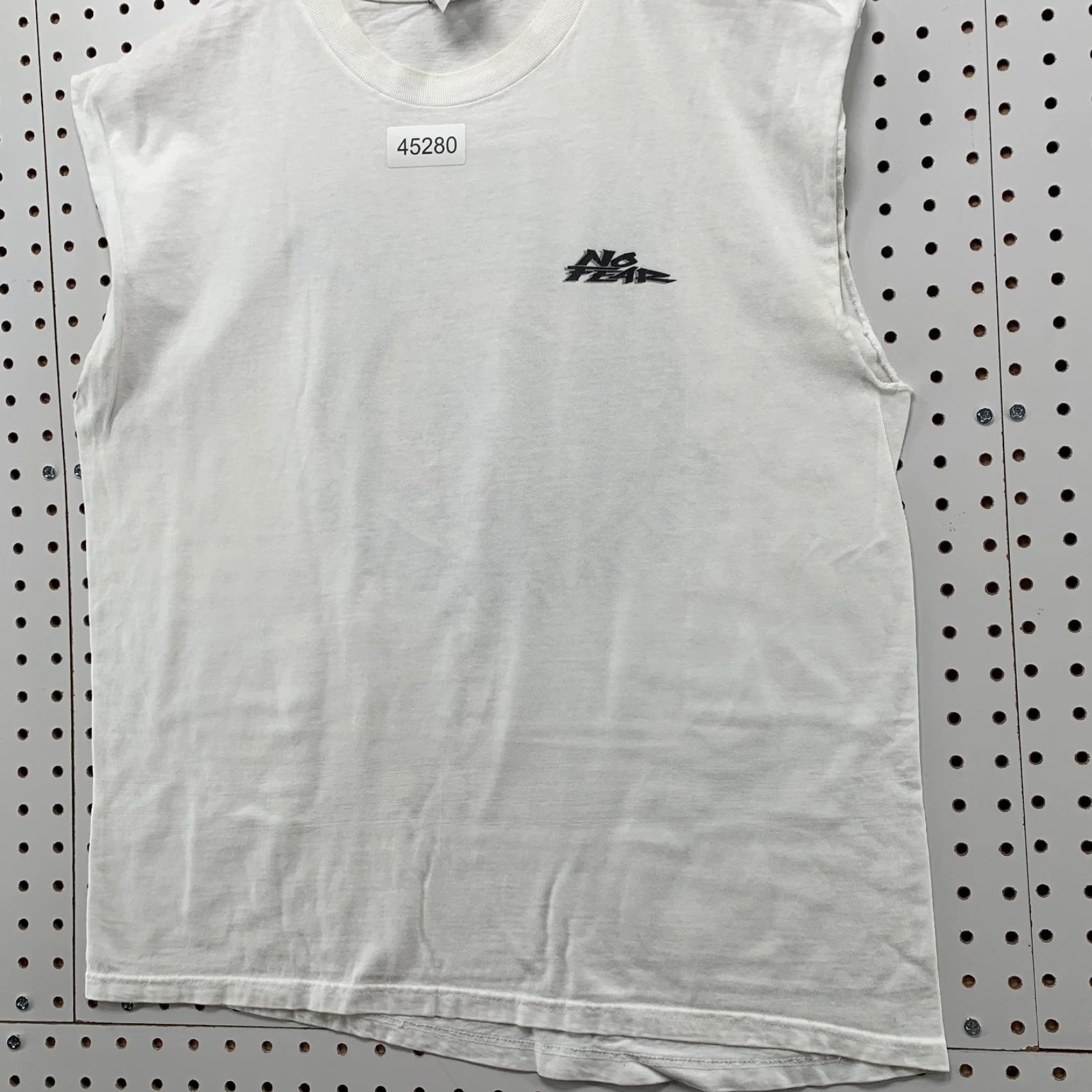 No Fear VINTAGE No Fear Shirt Mens M White Skydive Sleeveless Regular Cotton Size US M / EU 48-50 / 2 - 4 Thumbnail