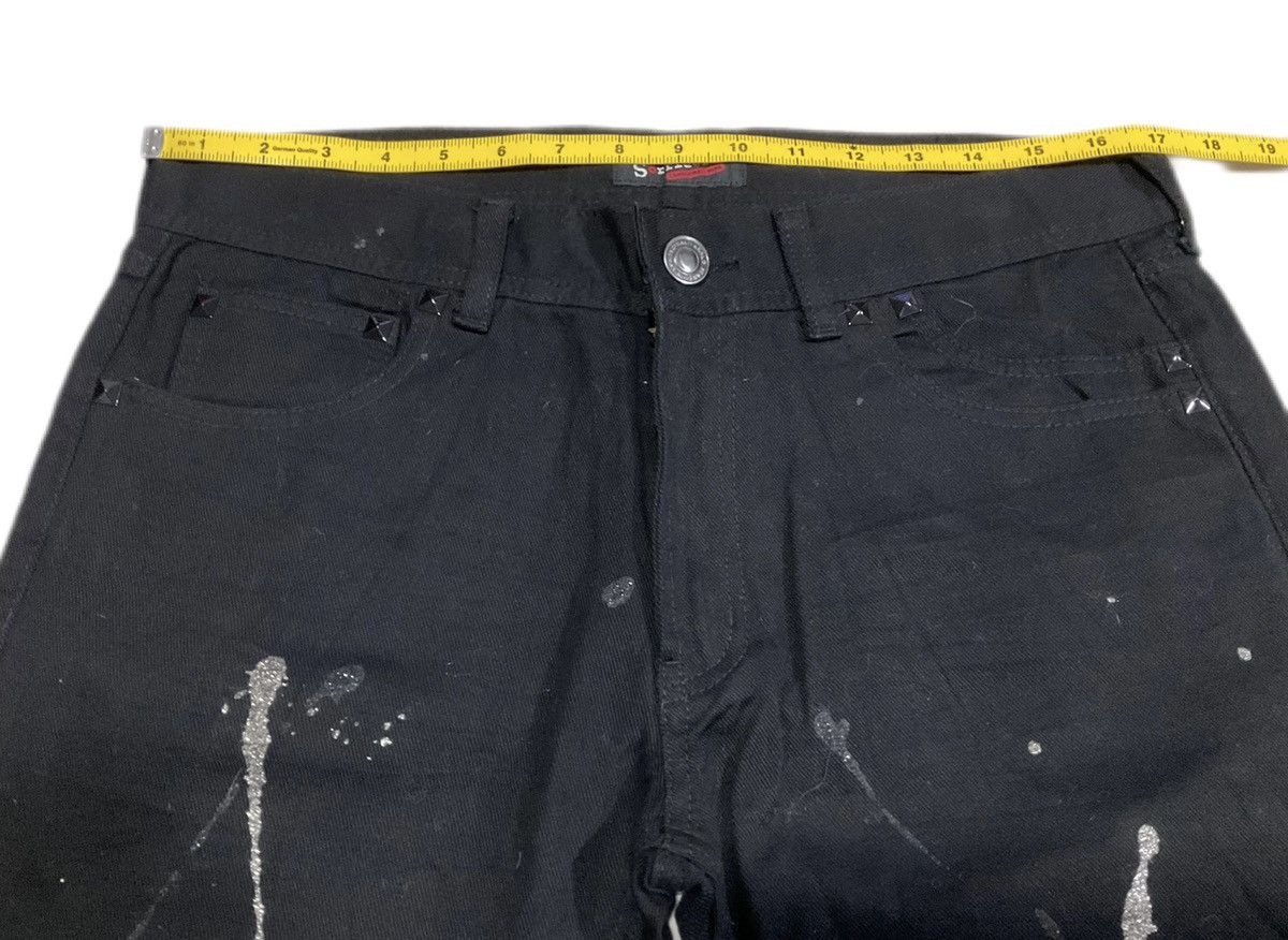Hysteric Glamour × If Six Was Nine × Japanese Brand 🔥Sick Y2K Sorridere Glitter Splash Flared Black Denim Size US 34 / EU 50 - 14 Thumbnail
