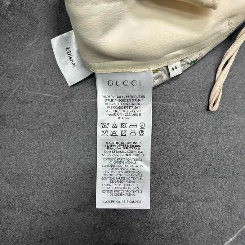 Gucci Gucci Disney Short Sleeve Silk Sleep Pants-2506 Size US 44 / EU 60 - 6 Thumbnail