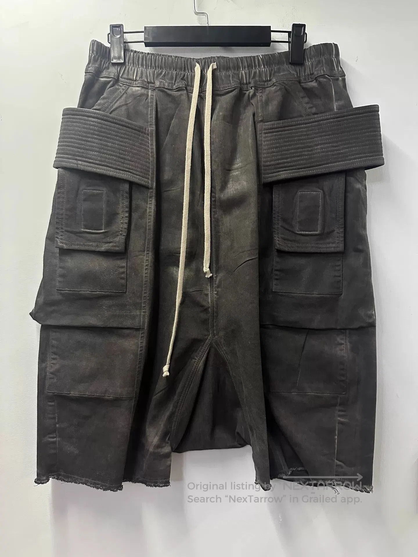 Rick Owens RICK OWENS TECUATL WAXED MEGALACE THOMAS BOXER SHORTS