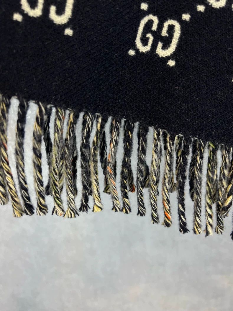 Gucci Gucci Old flower wool scarf 2503-Nextarrow Size ONE SIZE - 4 Thumbnail