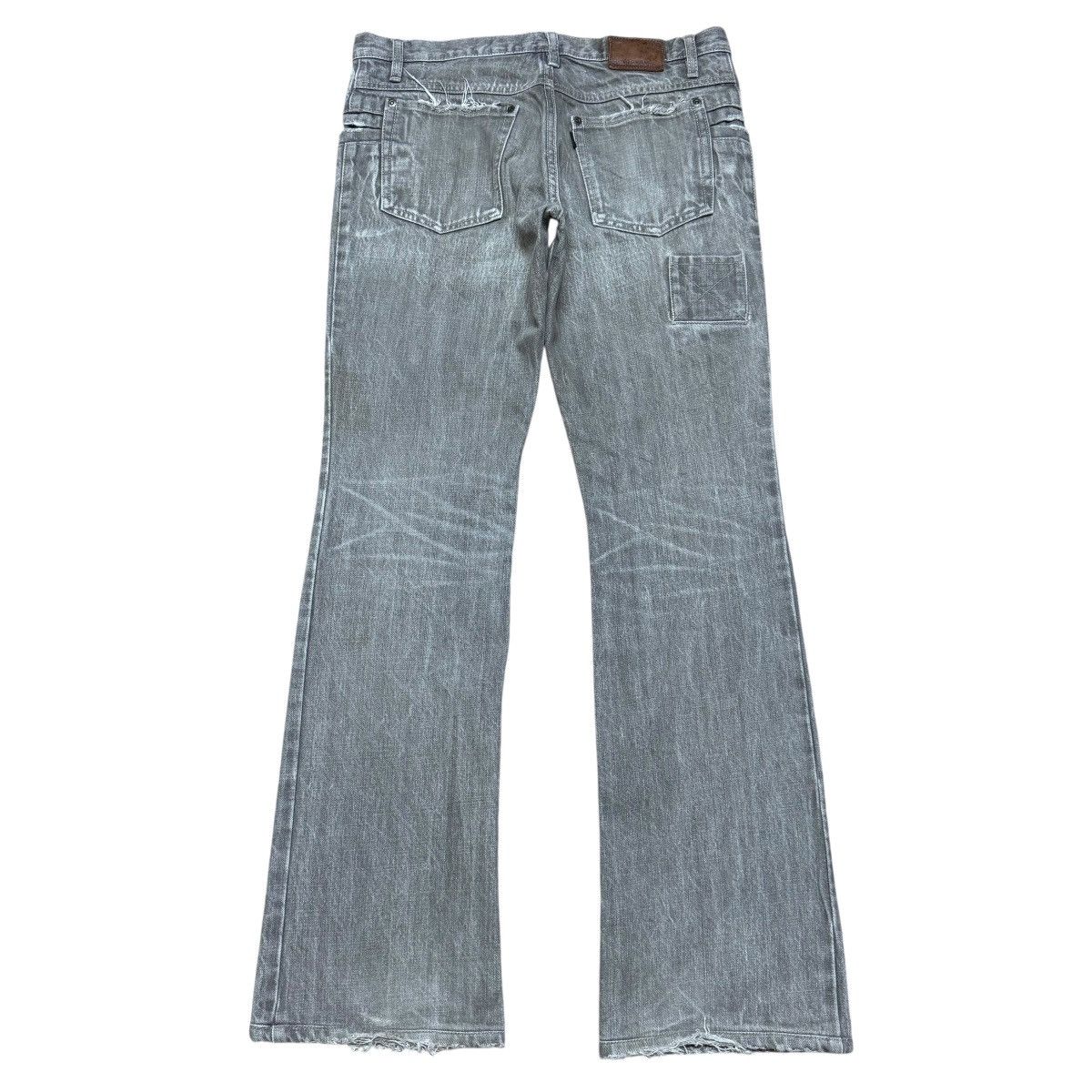 Designer × L7 Real Hip L7 Real Hip Flare Distresed Denim | Grailed