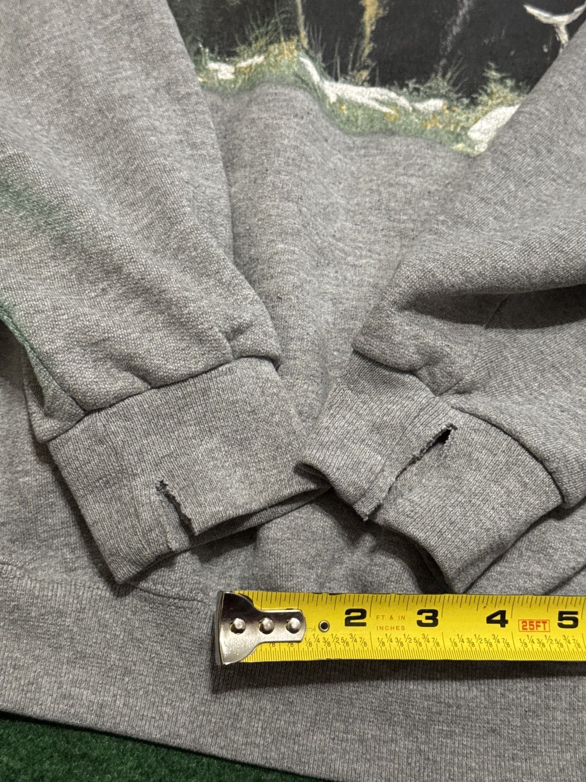 Jerzees Vintage Black Bear Nature 90s Y2K Gray 3XL Sweatshirt Size US XXL / EU 58 / 5 - 7 Thumbnail