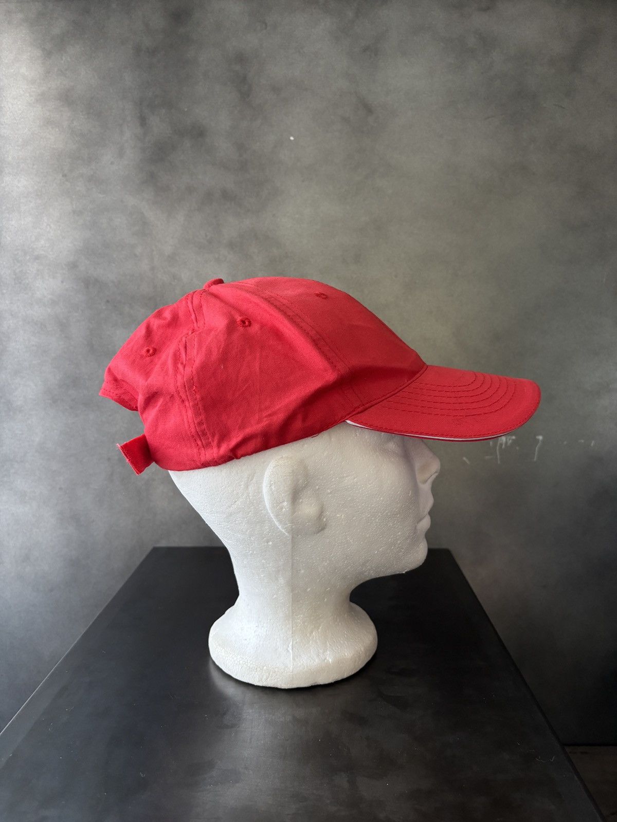 Vintage Vintage Evisu Style Hat Custom 2000s Baseball Cap Velcro Red Size ONE SIZE - 9 Thumbnail
