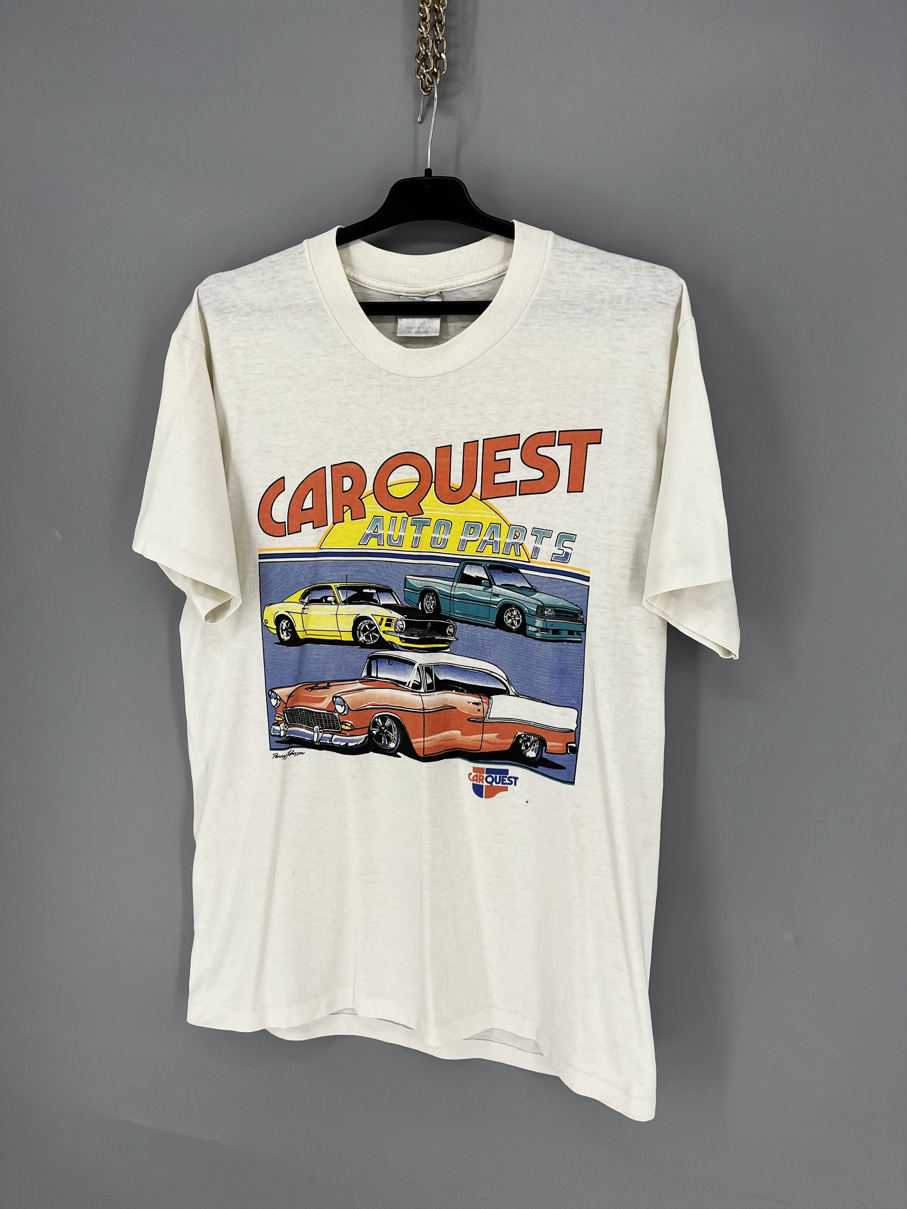 Vintage Vintage Car Quest Auto Parts T Shirt Size US XL / EU 56 / 4 - 3 Thumbnail