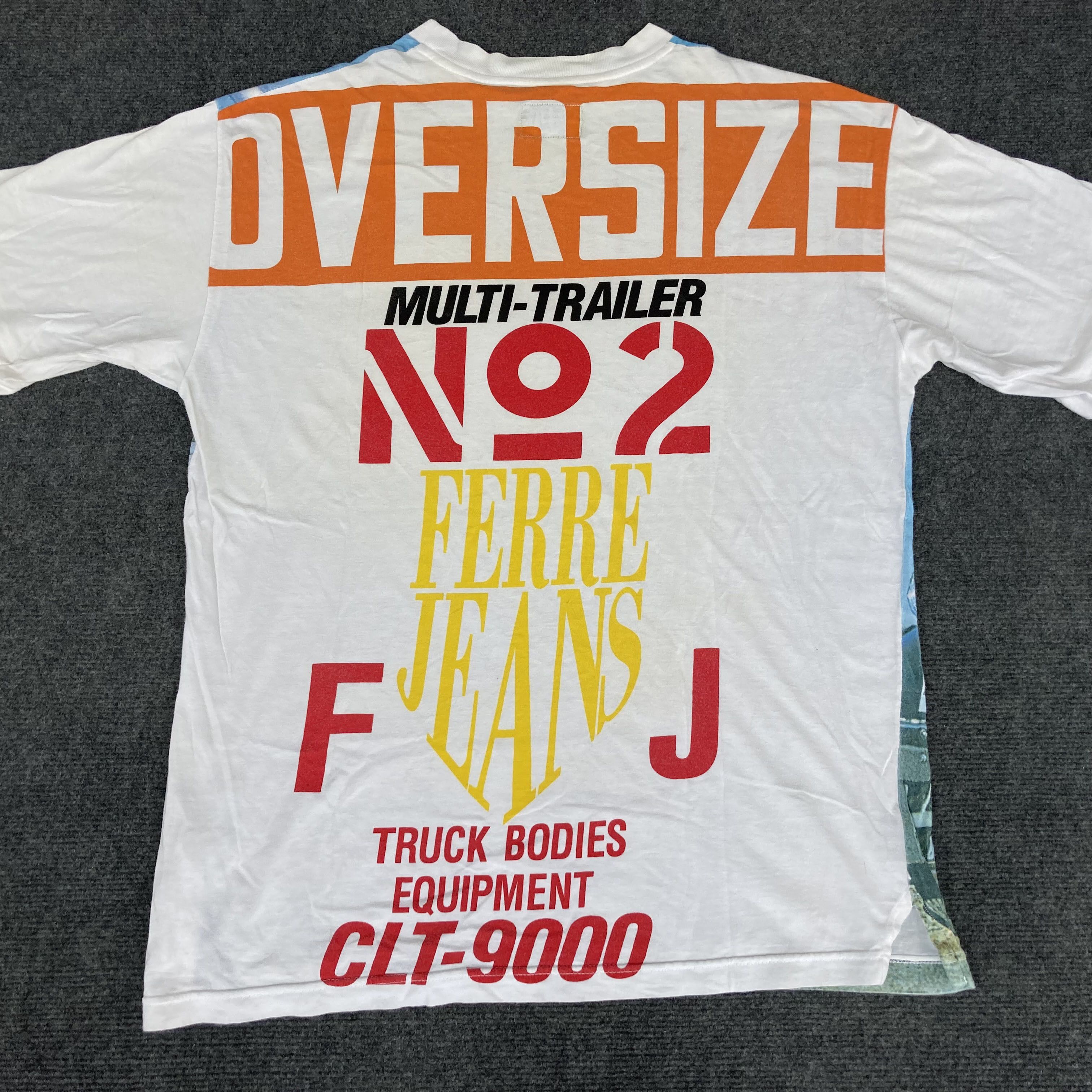 Japanese Brand Vtg Ferre Jeans Short Sleeve Truck Bodies Equipment T shirt Size US M / EU 48-50 / 2 - 9 Thumbnail