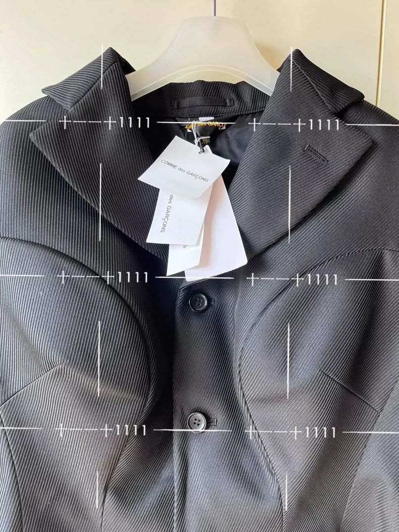 Comme des Garcons Comme des Garcons Spliced polyester long sleeve jacket Size XS / US 0-2 / IT 36-38 - 6 Thumbnail