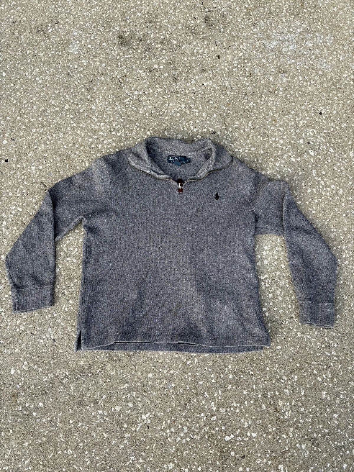 Polo Ralph Lauren Grey Polo Ralph Lauren Quarter Zip Size US S / EU 44-46 / 1 - 1 Thumbnail