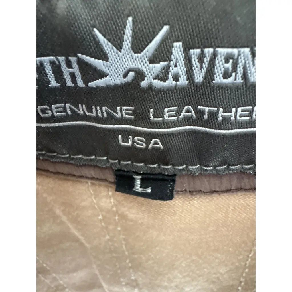 Other Saks Fifth Avenue Genuine Leather Bomber Jacket Shearling Size US L / EU 52-54 / 3 - 3 Thumbnail