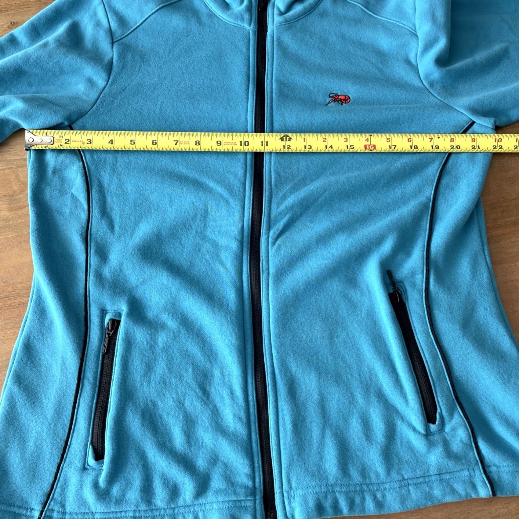 Vintage Perlis Full Zip Sweatshirt Mens XL Blue Mock Neck Logo Embroidered Zipper Pineapple? Size US XL / EU 56 / 4 - 6 Thumbnail