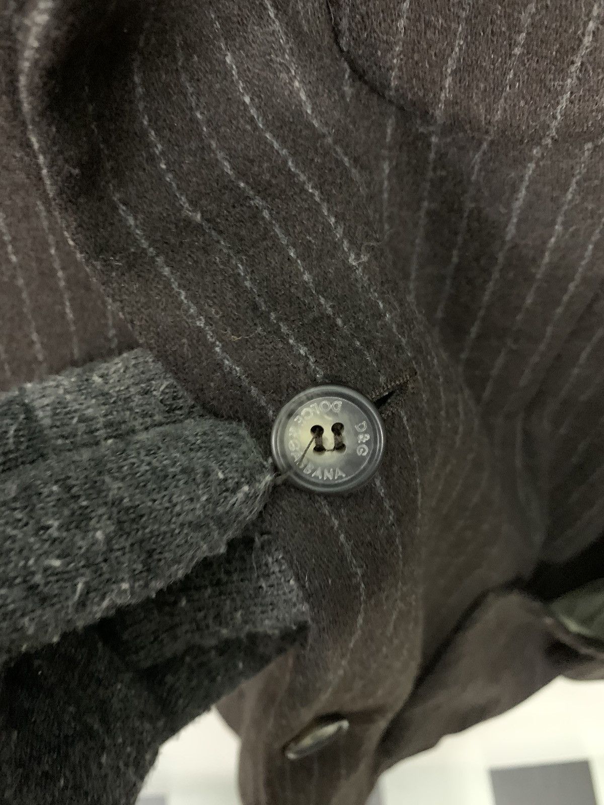 Designer × Dolce & Gabbana Rare Dolce & Gabbana Wool Blazer Button Down Made In Italy Size 48L - 9 Thumbnail