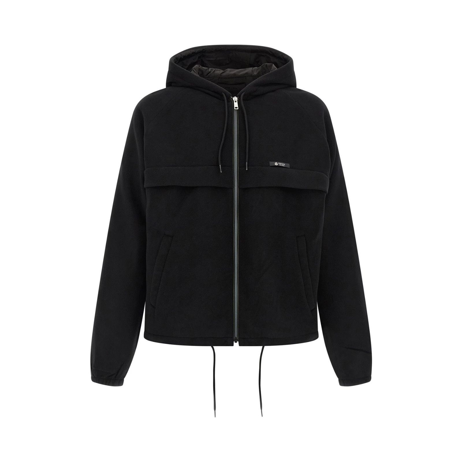 Prada PRADA Black Pile Tech Hooded Jacket New & Authentic (Men's s Size US M / EU 48-50 / 2 - 1 Thumbnail