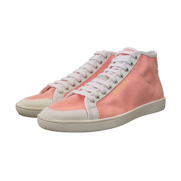image of Saint Laurent Paris Saint Laurent Court Classic Sl 39 High Top Sneaker 43, Men's (Size 10)