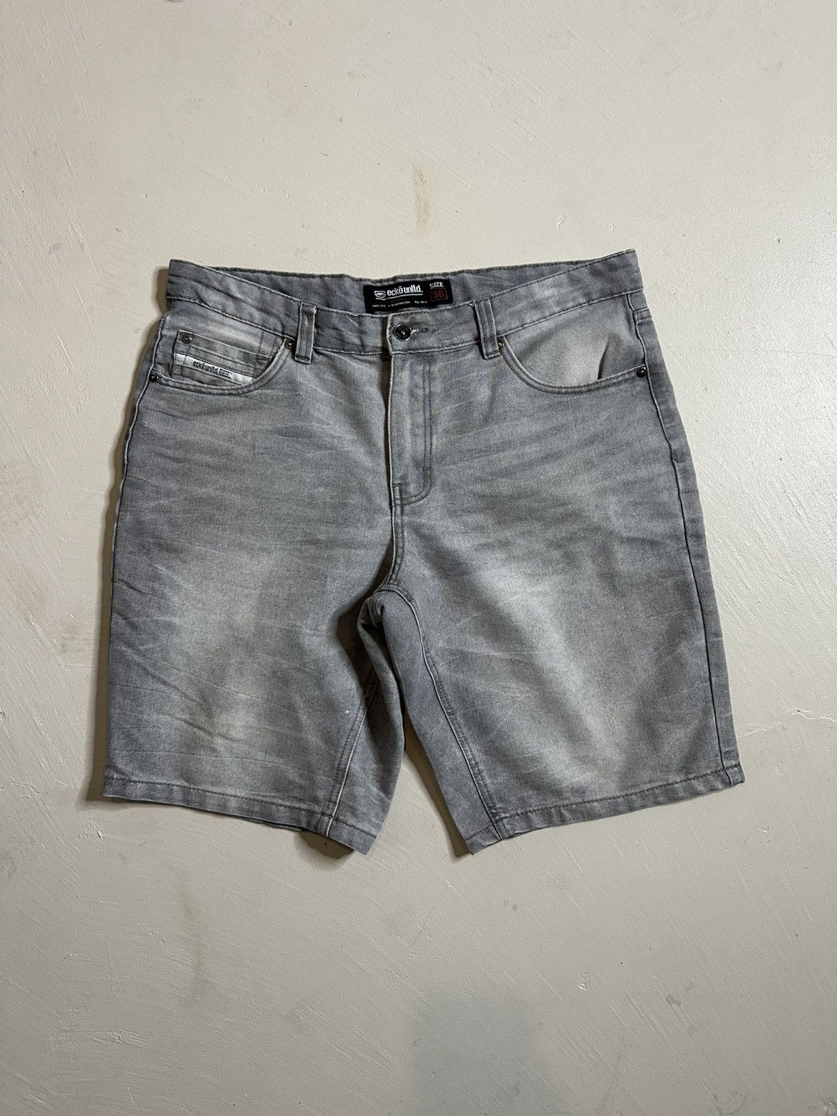 Ecko Unltd. Y2K 2000s Ecko Unltd. Baggy Denim Shorts Size US 36 / EU 52 - 3 Thumbnail