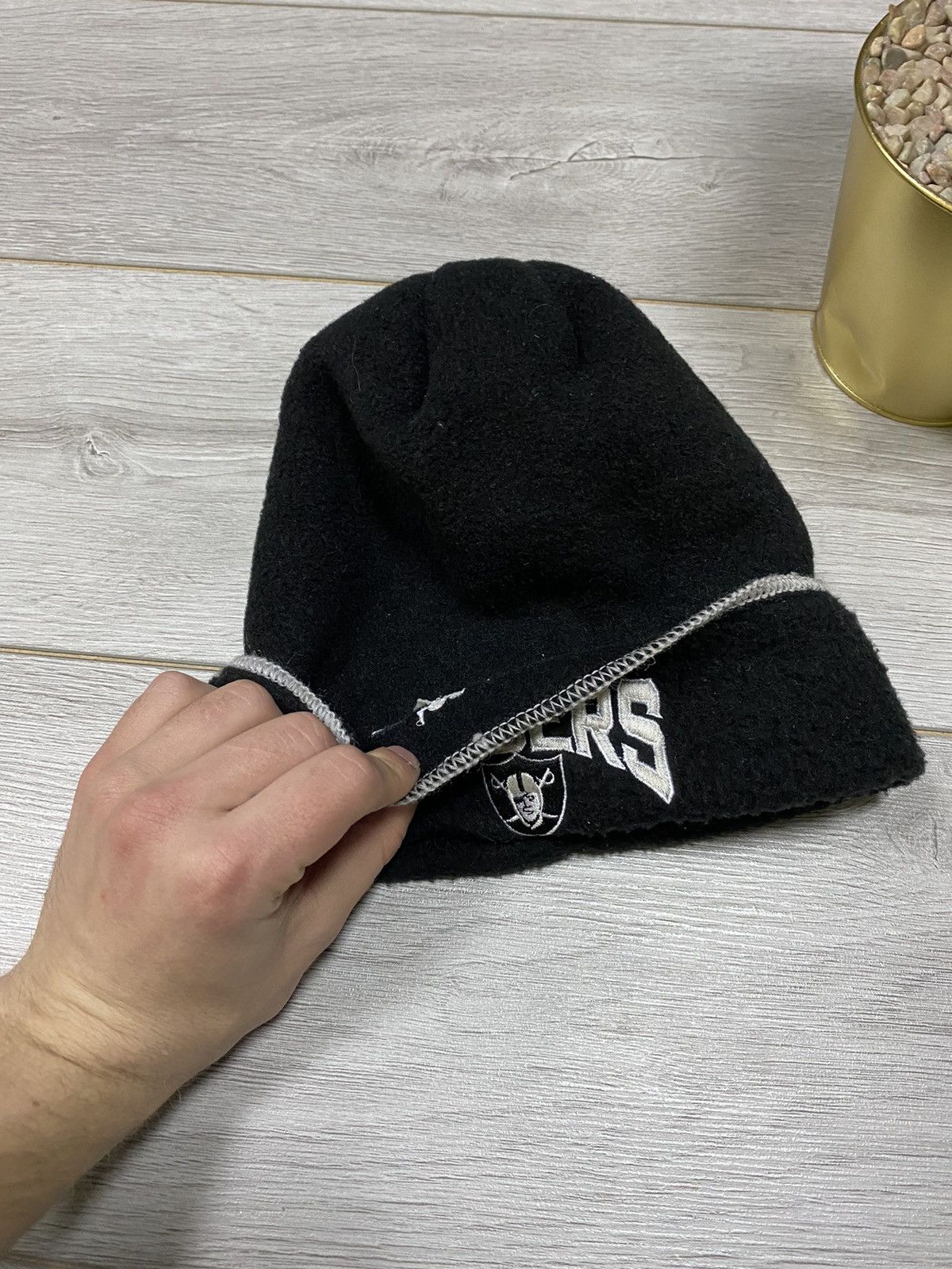 MLB Raiders Los Angeles vintage fleece hat USA Size ONE SIZE - 7 Thumbnail