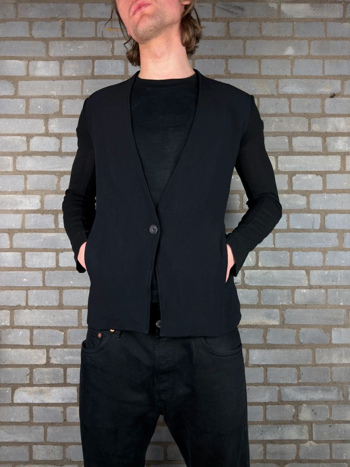 Helmut Lang Helmut Lang made in USA vintage cardigan Size US M / EU 48-50 / 2 - 2 Thumbnail