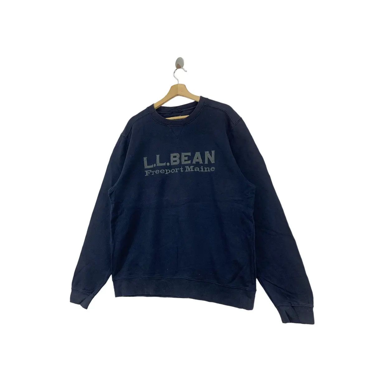 L.L. Bean Vintage L.L. BEAN FREEPORT MAINE Center Logo Sweatshirt Size XL / US 12-14 / IT 48-50 - 2 Thumbnail