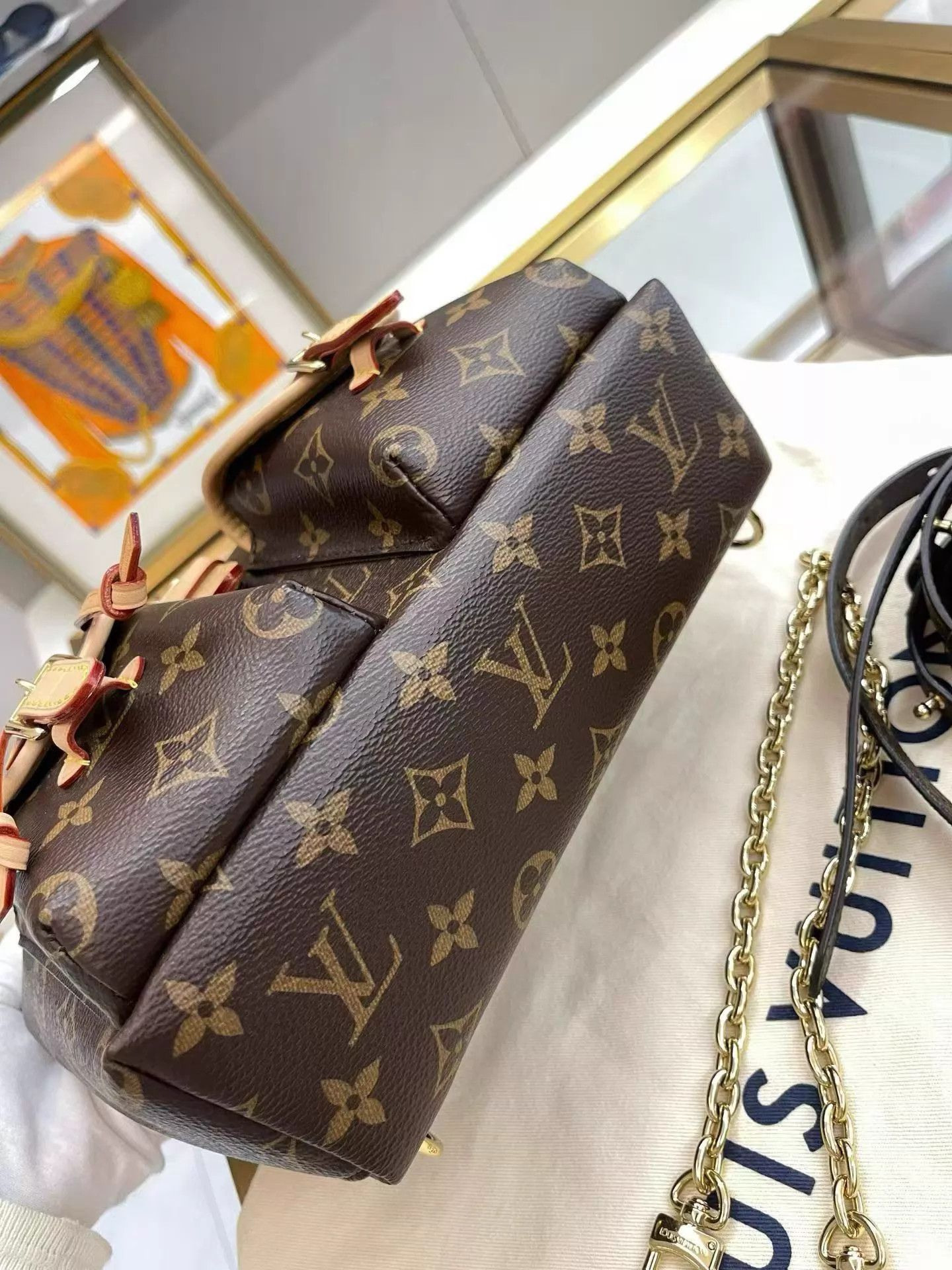 Louis Vuitton Louis Vuitton Monogram Canvas Backpack Dust Bag Size ONE SIZE - 4 Thumbnail