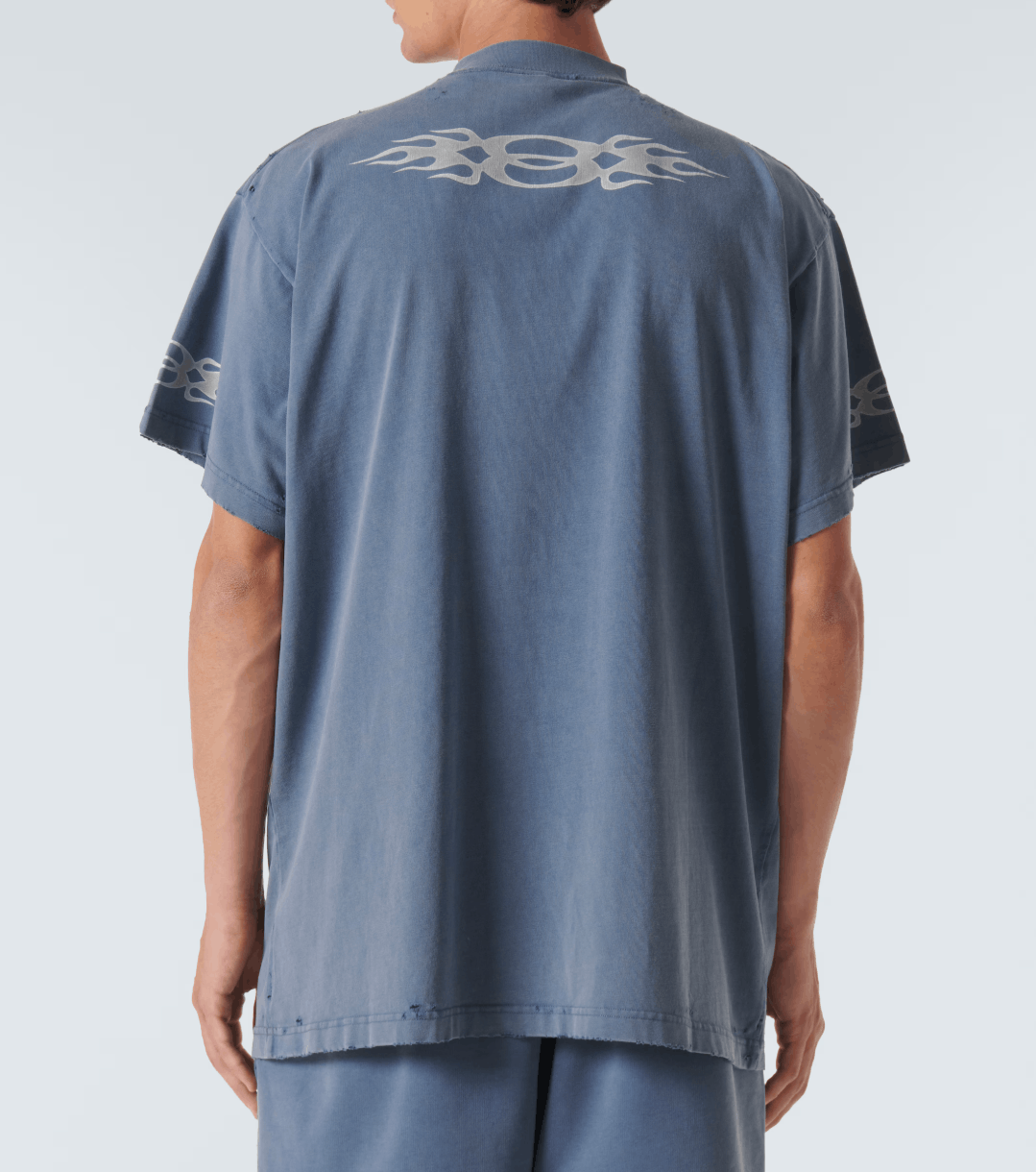 Balenciaga Balenciaga Unity Oversized Burning T Shirt Size US S / EU 44-46 / 1 - 3 Thumbnail