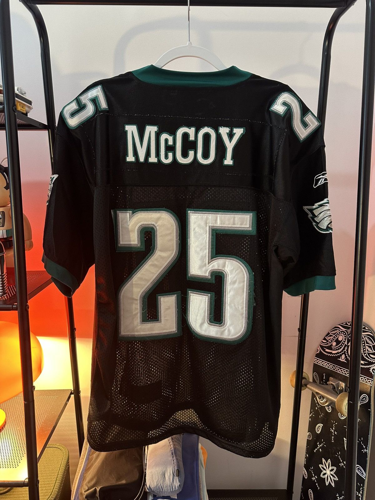 VINTAGE REEBOK EAGLES LESEAN MCCOY JERSEY