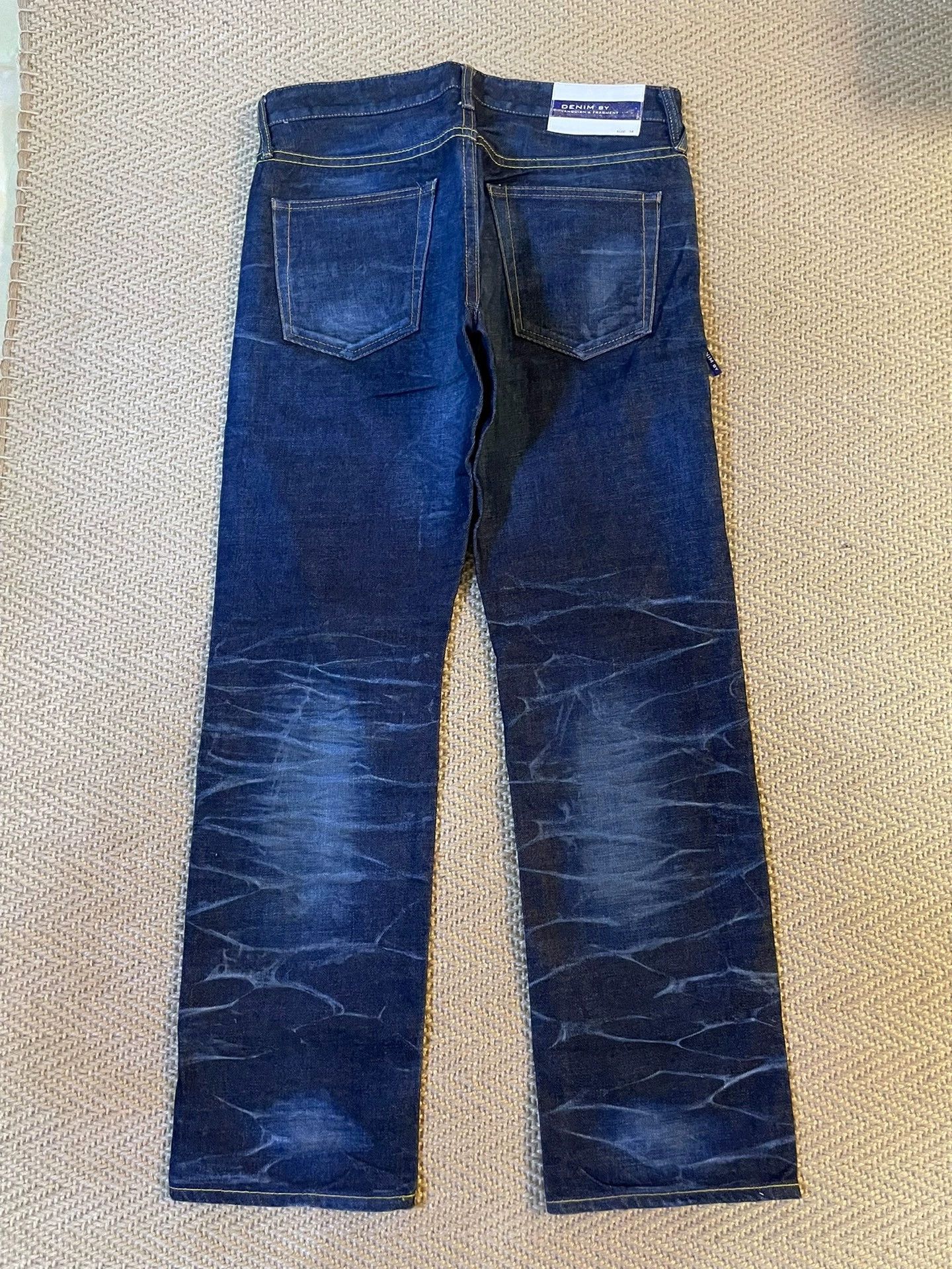 Vanquish VANQUISH x FRAG YF Flash Vio Wash Loose Jeans Bolt Size US 34 / EU 50 - 2 Thumbnail