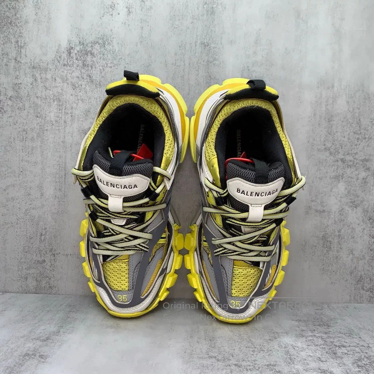 Balenciaga Balenciaga Track Sneakers Gray Yellow Size 35. Size US 5 / EU 37 - 6 Thumbnail