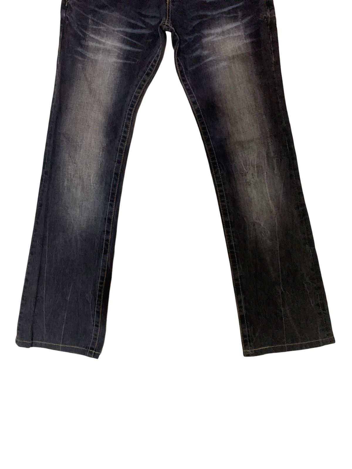 If Six Was Nine × Japanese Brand × Le Grande Bleu (L.G.B.) 🔥Flare🔥 Vintage Semantic Design Bootcut Punk Jeans Size US 30 / EU 46 - 5 Thumbnail