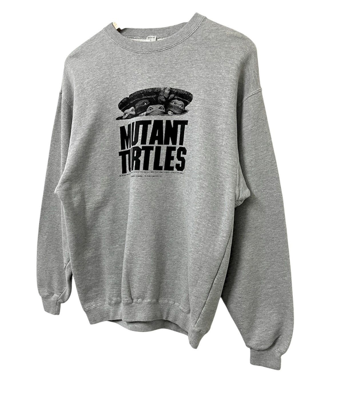 Vintage VINTAGE 90s MUTANT TURTLES TMNT TOWA VIDEO MOVIE SWEATSHIRT Size US L / EU 52-54 / 3 - 4 Thumbnail