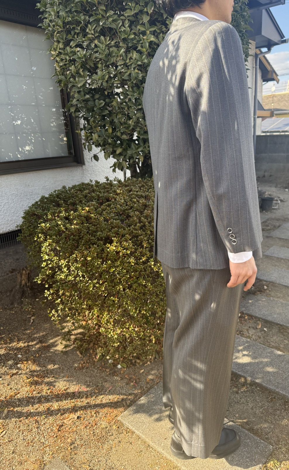 Other Mossy Blue New Wool Japanese Vintage Suit Set Size 40R - 6 Thumbnail