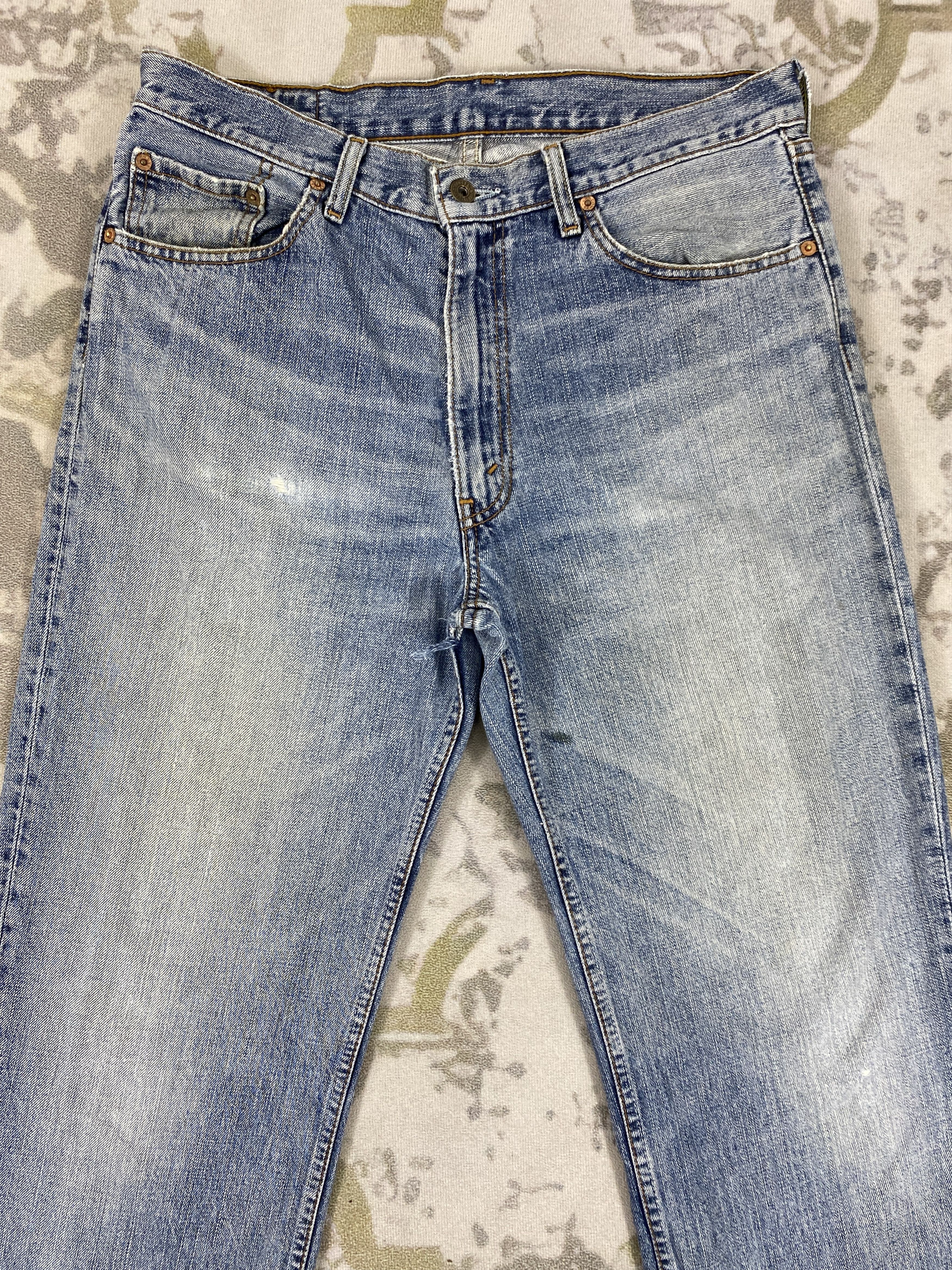 Levi's Distressed Blue Vintage Levi's 502 Jeans 34x34.5 - JN3564 Size US 34 / EU 50 - 3 Thumbnail