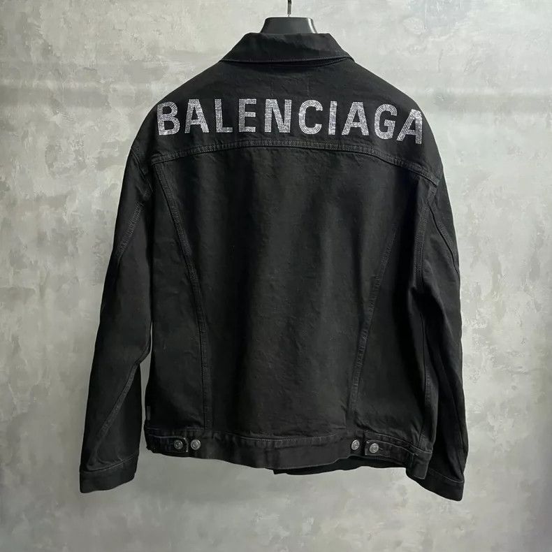 Balenciaga Balenciaga size 36 Black single-breasted denim jacket with Size US S / EU 44-46 / 1 - 2 Thumbnail