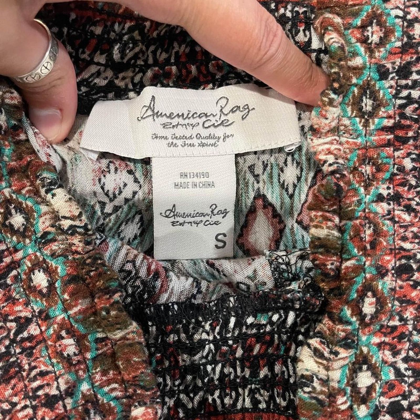 American Rag American Rag Cie Boho Smocked Matching Set Women's Small Size S / US 4 / IT 40 - 4 Thumbnail