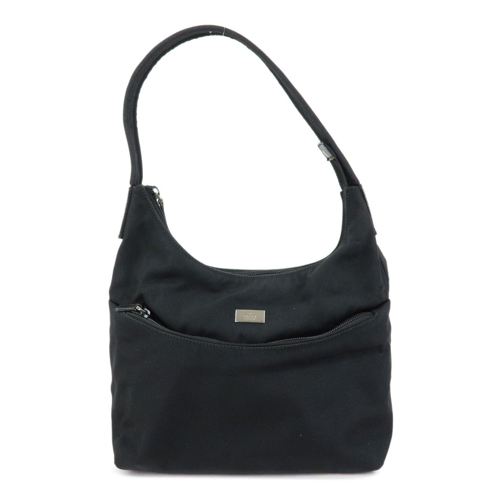 Gucci Gucci Nylon Shoulder Bag Black Size ONE SIZE - 1 Thumbnail