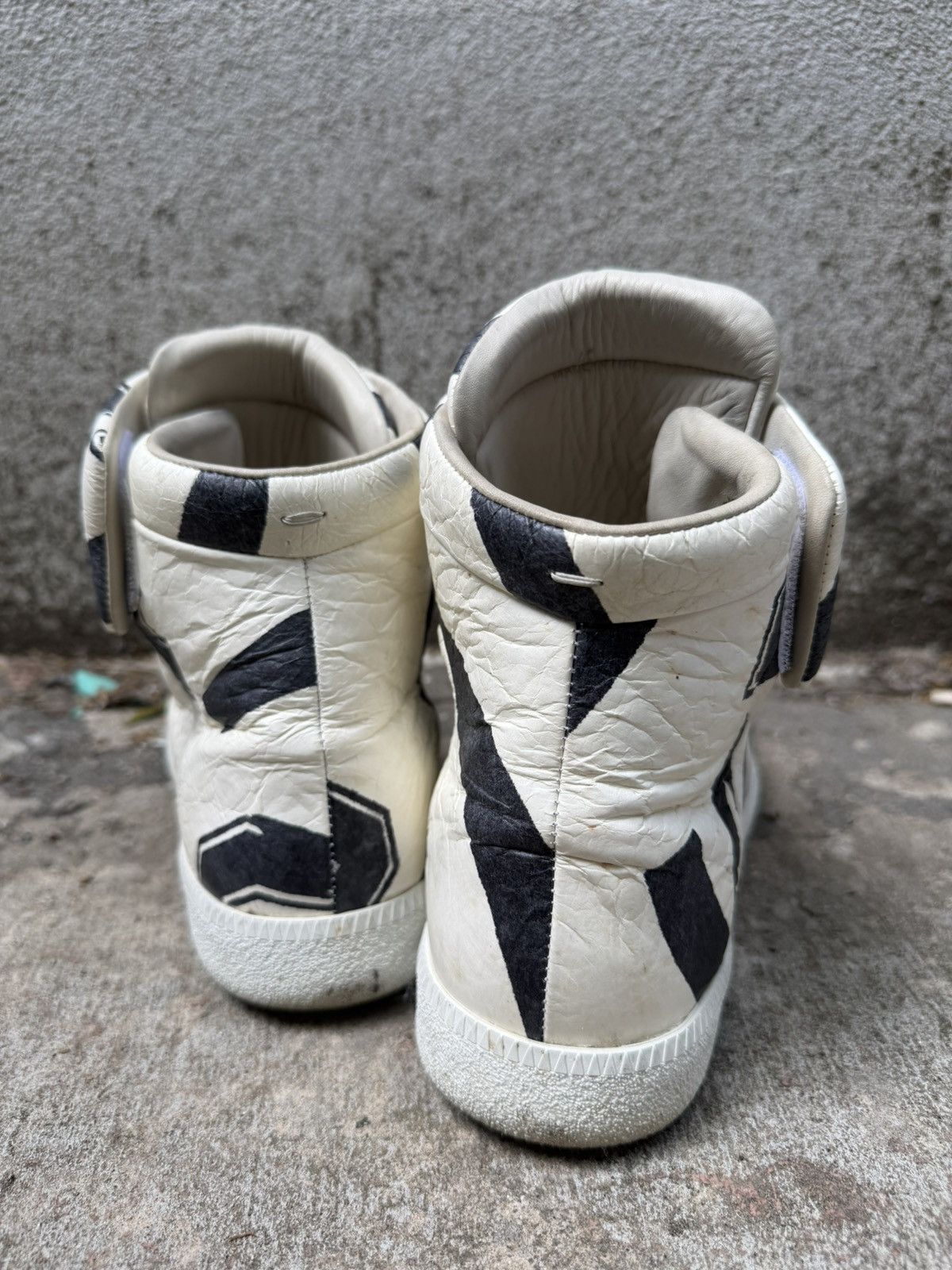 Maison Margiela FW15 Maison Margiela Crinkled Numerical Future High Tops Size US 8 / EU 41 - 4 Thumbnail