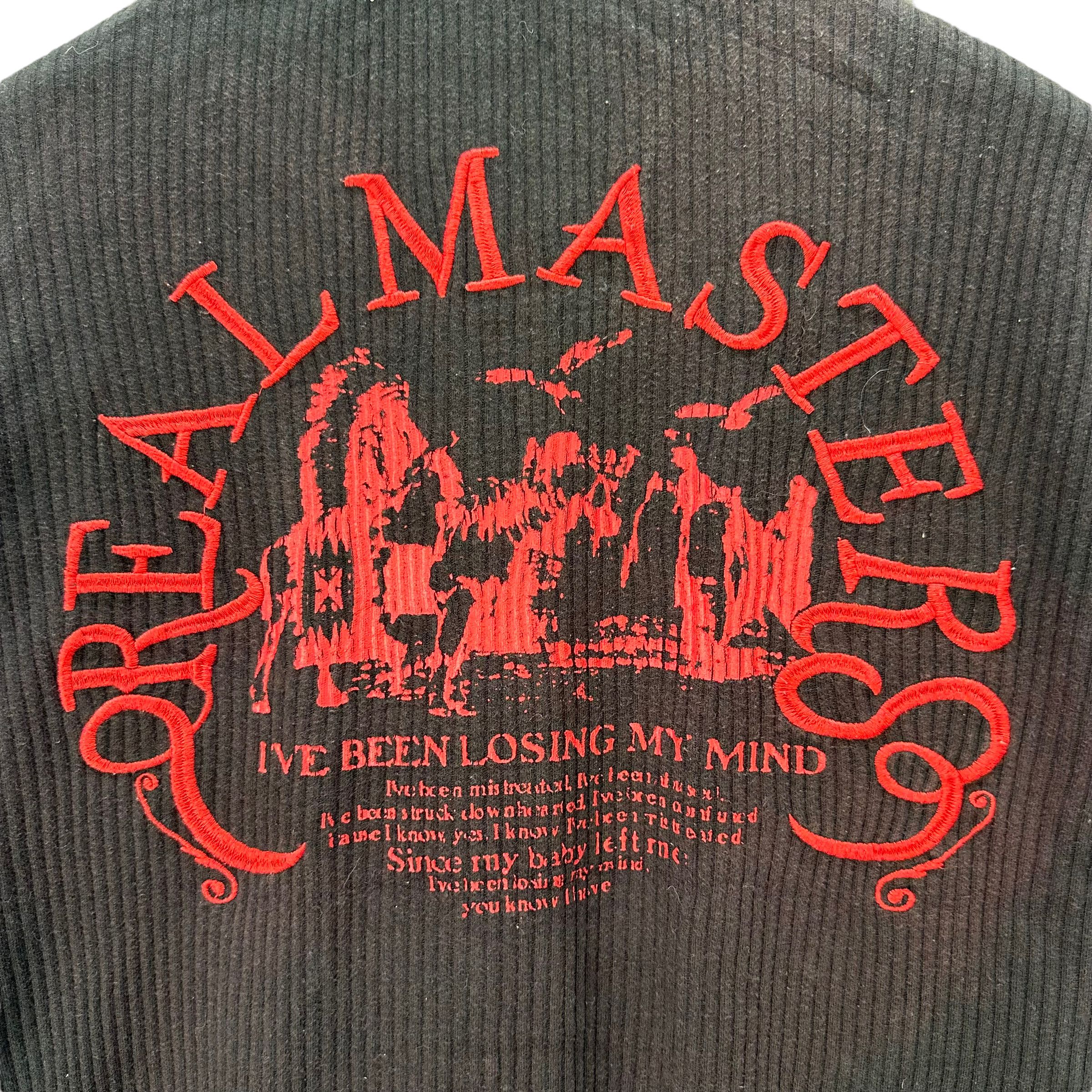 Japanese Brand REAL MASTER MOTORCYCLE BIG LOGO SWEATER JACKET #7933-191 Size US L / EU 52-54 / 3 - 3 Thumbnail