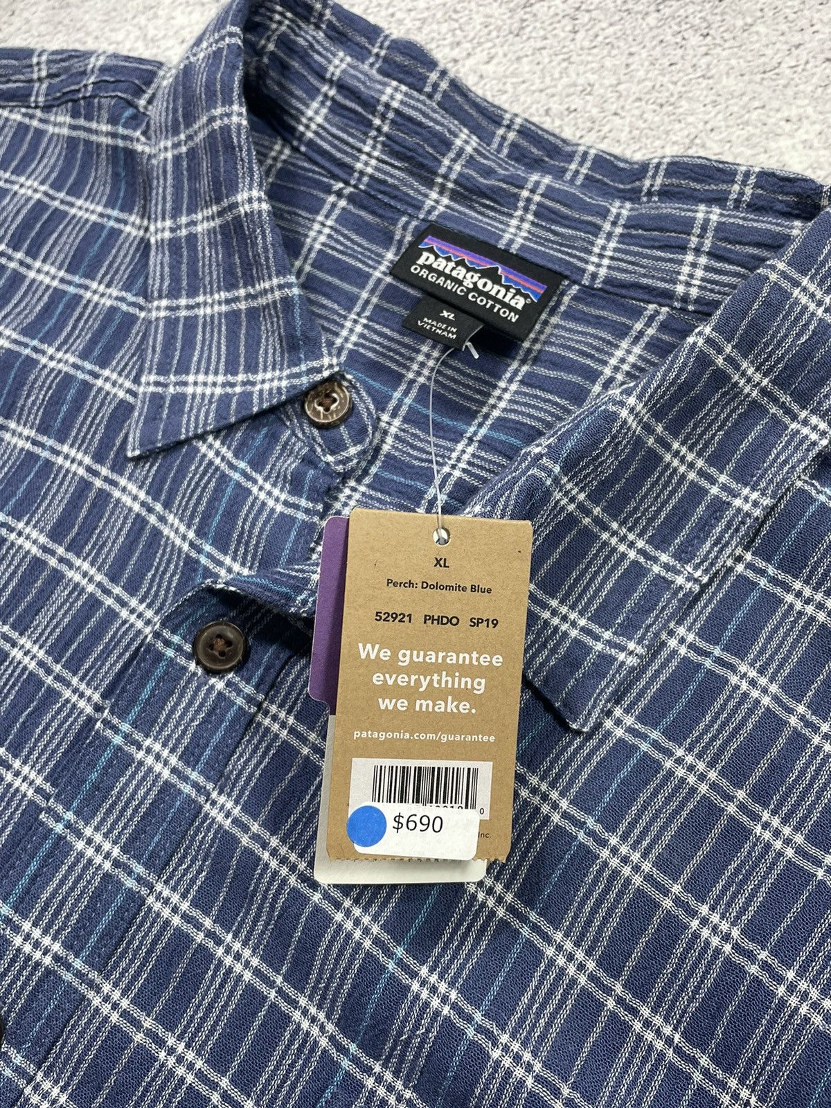 Patagonia × Vintage Patagonia Outdoor Organic Cotton Button Up Camp Shirt Size US XL / EU 56 / 4 - 8 Thumbnail