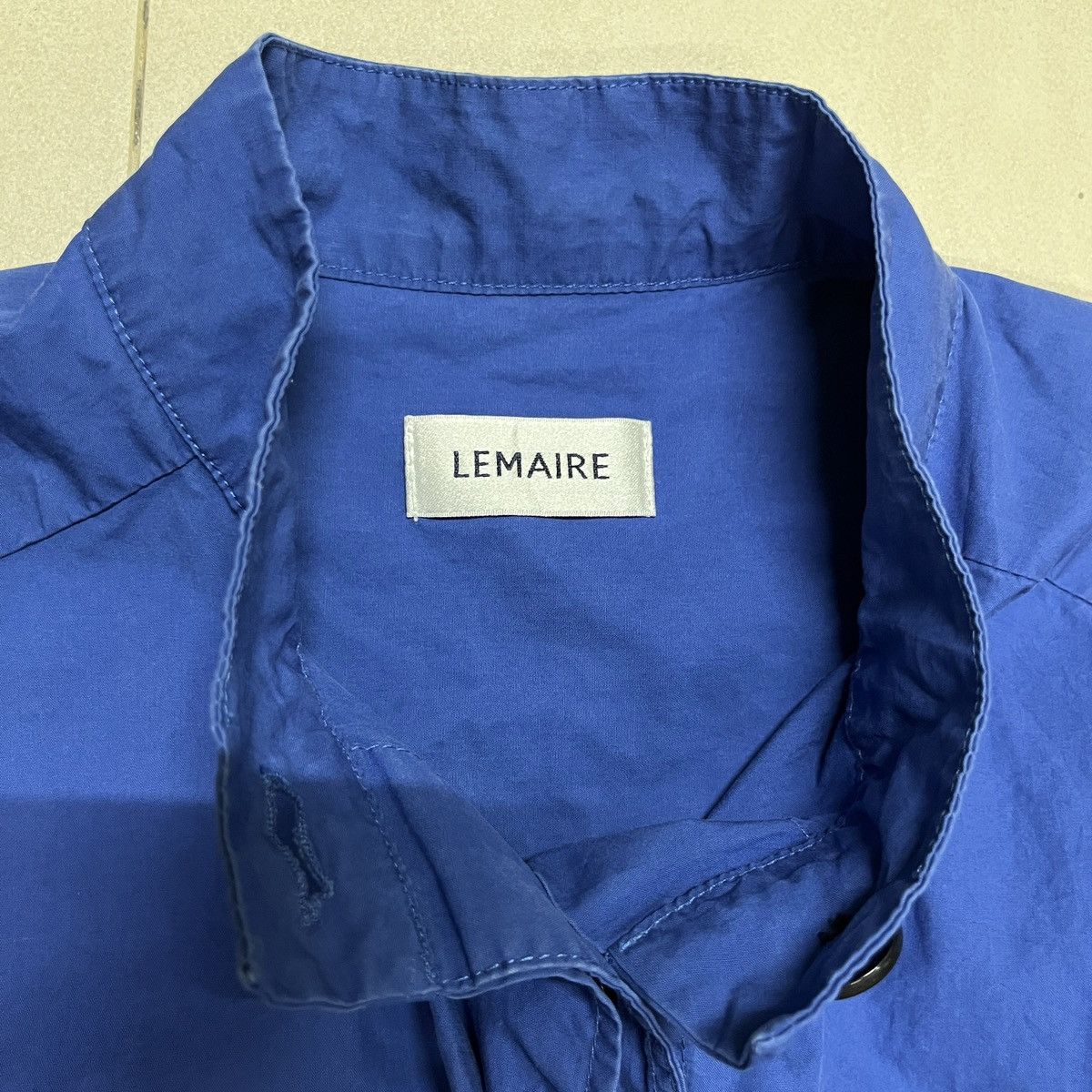Christophe Lemaire × Lemaire Rare Lemaire Stand Collar Long Shirt/Light Jacket Size M / US 6-8 / IT 42-44 - 4 Thumbnail