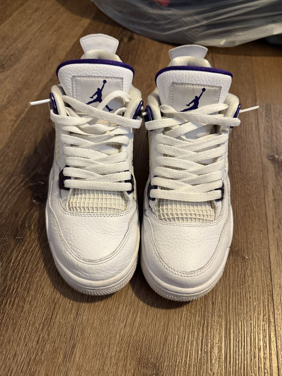 Jordan 4 GS purple metallic