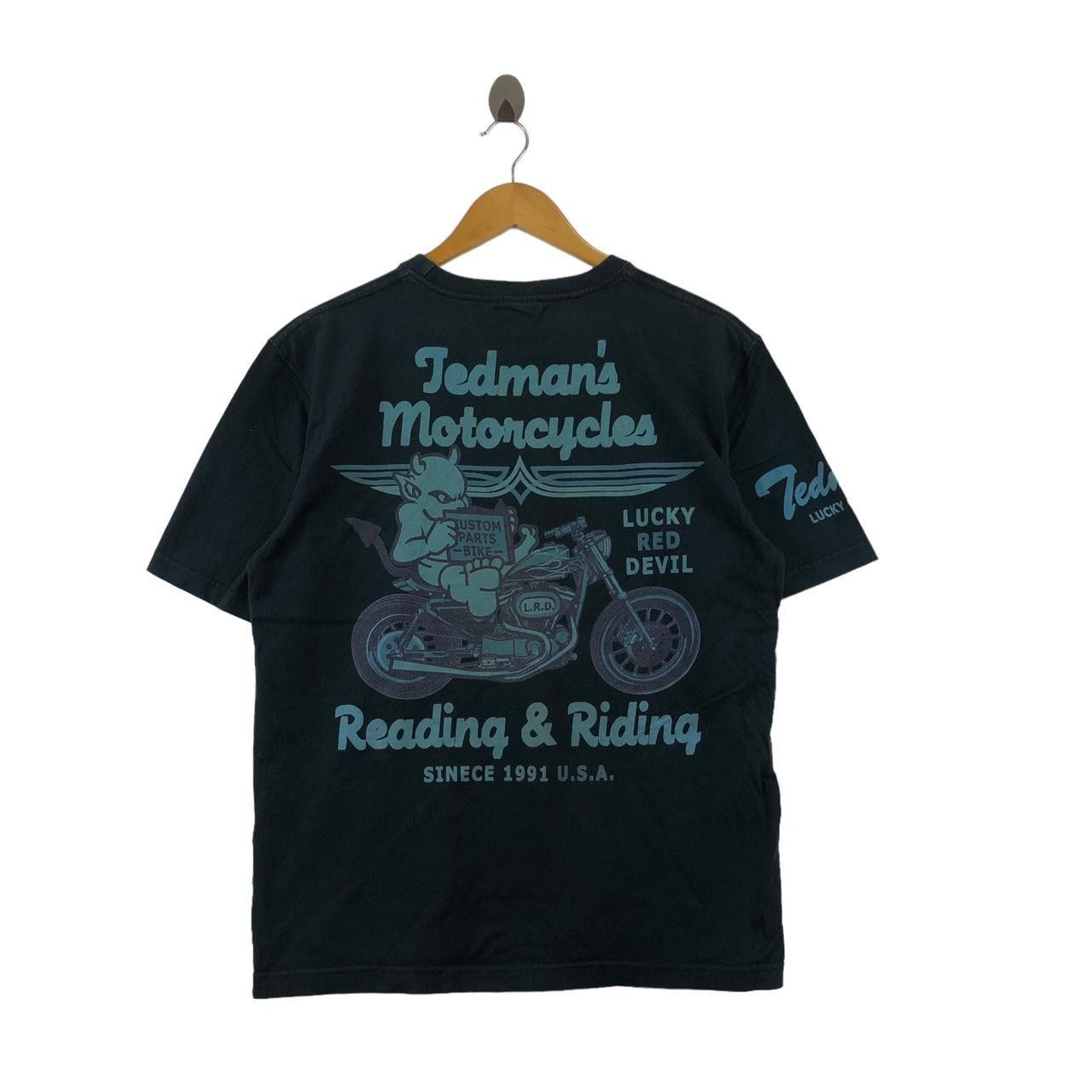 TEDMAN’S MOTORCYCLES DEVIL Reading & Riding Tee Shirt