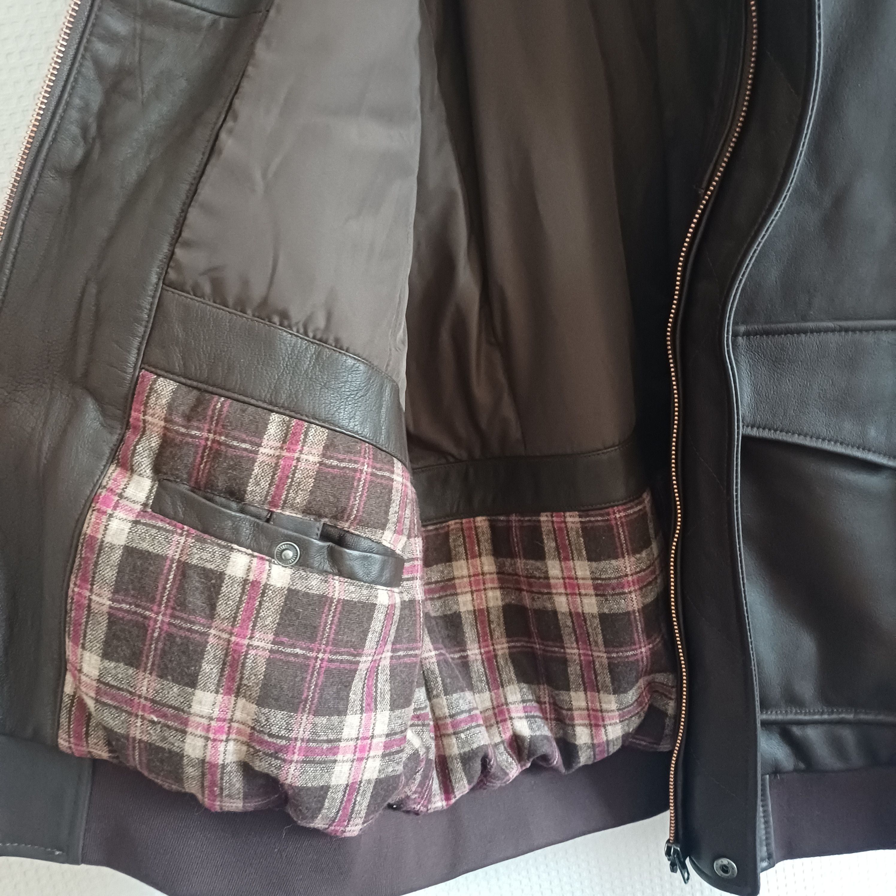 Avirex Avirex brown leather jacket, size XXXL Size US XXL / EU 58 / 5 - 7 Thumbnail