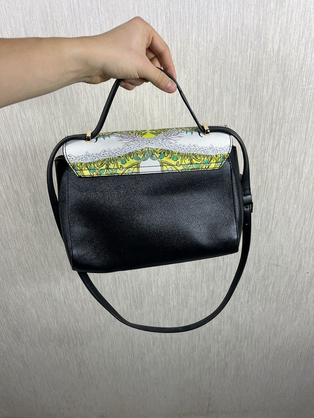 Cavalli Class × Just Cavalli × Roberto Cavalli Cavalli Class ortensia japan floral painted print bag Size ONE SIZE - 8 Thumbnail