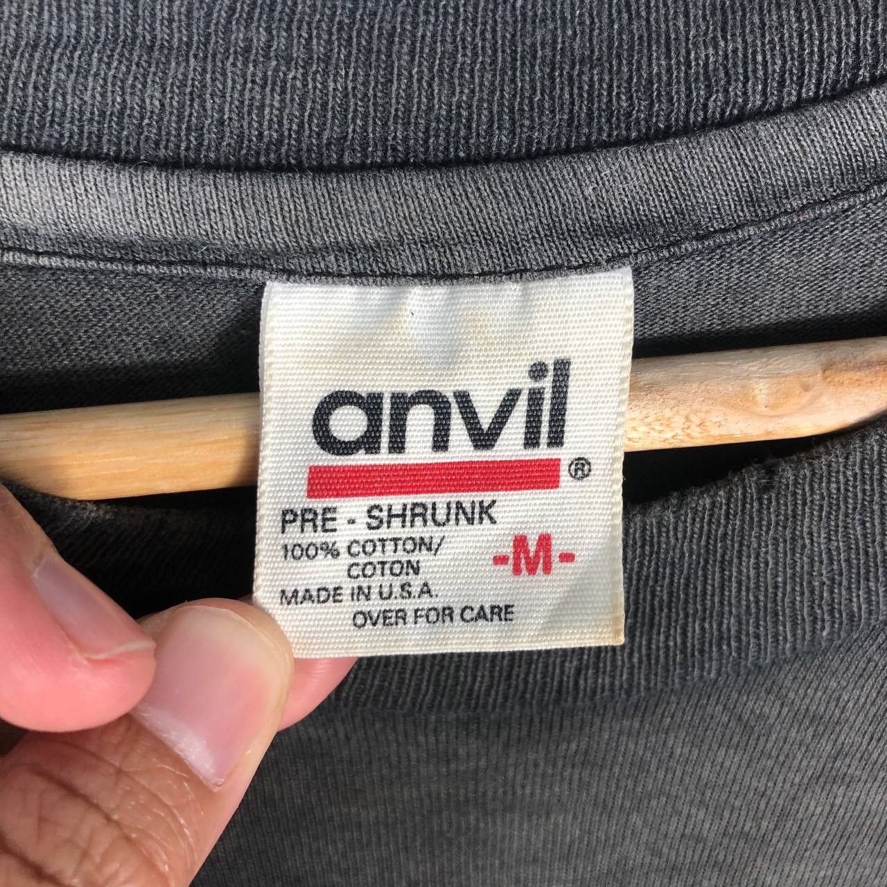 Anvil × Vintage Vintage "Anvil" Firing-Line Men T-shirt Size US M / EU 48-50 / 2 - 9 Thumbnail